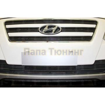 Защита радиатора Hyundai Starex H1 II 2015-2018 black низ