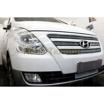 Защита радиатора Hyundai Starex H1 II 2015-2018 chrome низ
