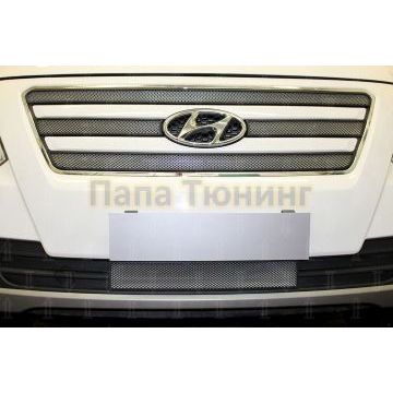 Защита радиатора Hyundai Starex H1 II 2015-2018 chrome низ