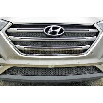Защита радиатора Hyundai Tucson 2015-2018 black низ PREMIUM