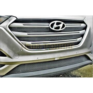 Защита радиатора Hyundai Tucson 2015-2018 black низ PREMIUM