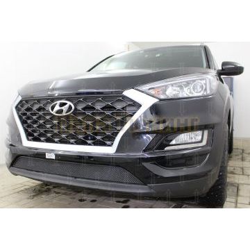 Защита радиатора Hyundai Tucson 2018-2021 black низ