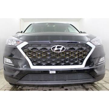 Защита радиатора Hyundai Tucson 2018-2021 black низ