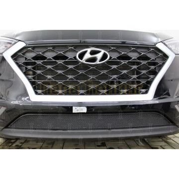 Защита радиатора Hyundai Tucson 2018-2021 black низ