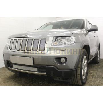 Защита радиатора Jeep Grand Cherokee IV (WK2) 2010-2013 chrome низ
