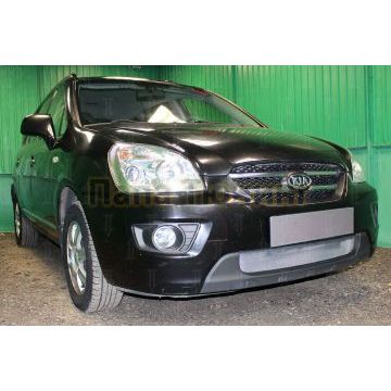 Защита радиатора KIA Carens III 2006-2012 chrome
