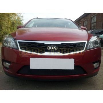 Защита радиатора KIA Ceed I рестайлинг 2010-2012 black