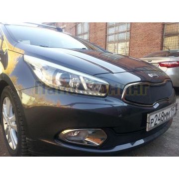 Защита радиатора KIA Pro Ceed II 2012-2015 black низ