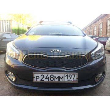 Защита радиатора KIA Pro Ceed II 2012-2015 black низ