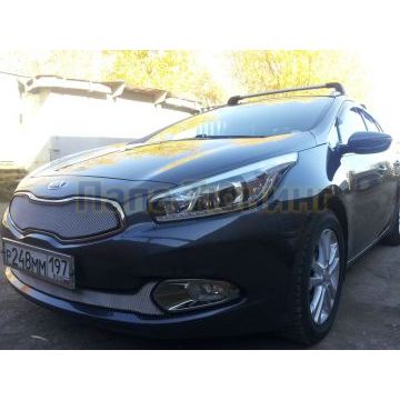 Защита радиатора KIA Pro Ceed II 2012-2015 chrome низ