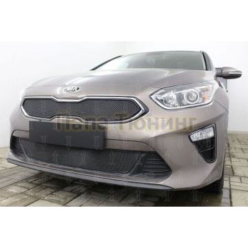 Защита радиатора KIA Ceed III 2018- black низ