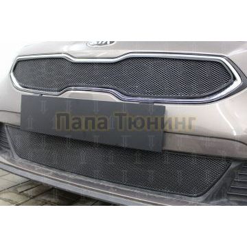 Защита радиатора KIA Ceed III 2018- black низ