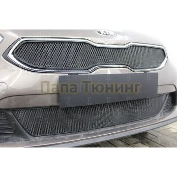 Защита радиатора KIA Ceed III 2018- black низ