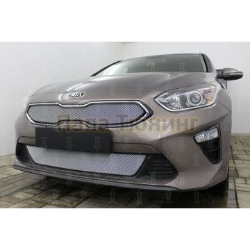 Защита радиатора KIA Ceed III 2018- chrome низ
