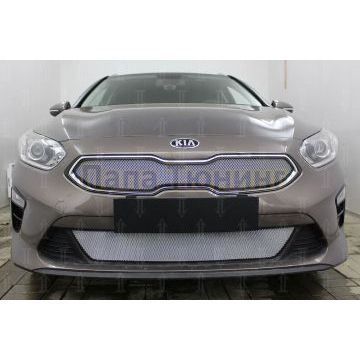 Защита радиатора KIA Ceed III 2018- chrome низ