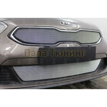 Защита радиатора KIA Ceed III 2018- chrome низ