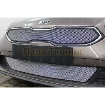 Защита радиатора KIA Ceed III 2018- chrome низ