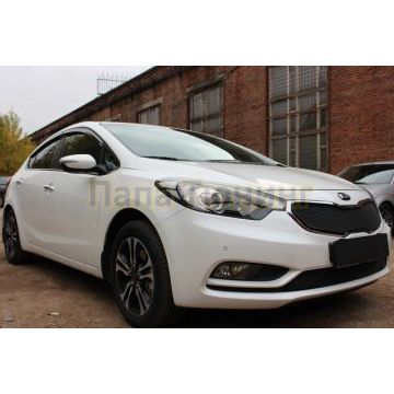 Защита радиатора KIA Cerato 2013-2016 black низ