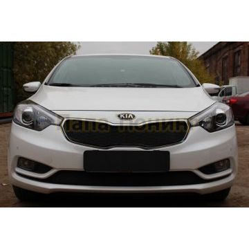 Защита радиатора KIA Cerato 2013-2016 black низ