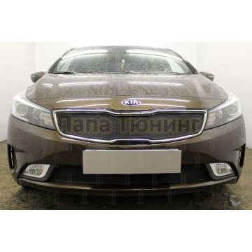 Защита радиатора KIA Cerato 2016-2018 black низ