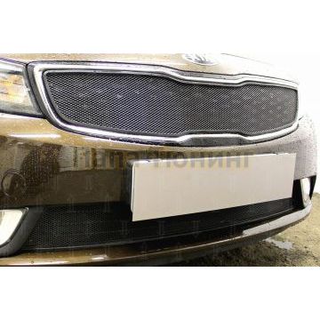 Защита радиатора KIA Cerato 2016-2018 black низ
