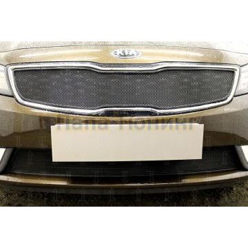 Защита радиатора KIA Cerato 2016-2018 black низ