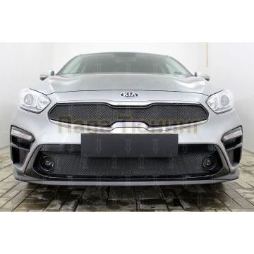 Защита радиатора KIA Cerato 2018- black низ