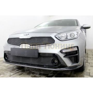 Защита радиатора KIA Cerato 2018- black низ