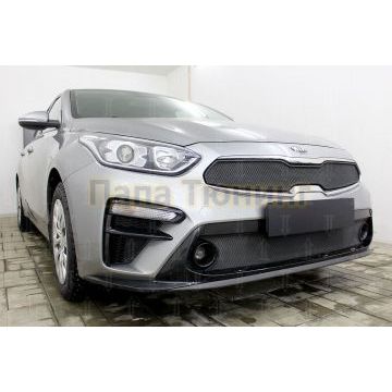 Защита радиатора KIA Cerato 2018- black низ
