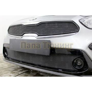 Защита радиатора KIA Cerato 2018- black низ