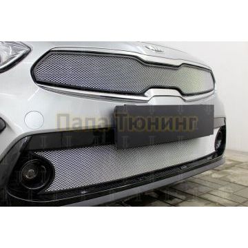 Защита радиатора KIA Cerato 2018- chrome низ