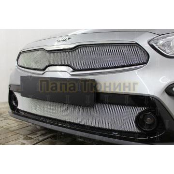 Защита радиатора KIA Cerato 2018- chrome низ