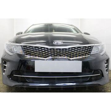 Защита радиатора KIA Optima 2015-2018 (GT / GT-Line) black низ