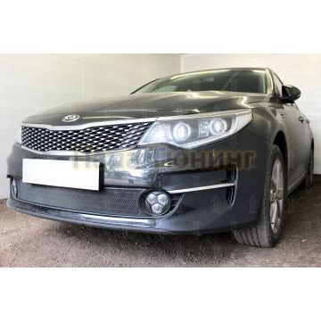 Защита радиатора KIA Optima 2015-2018 black низ