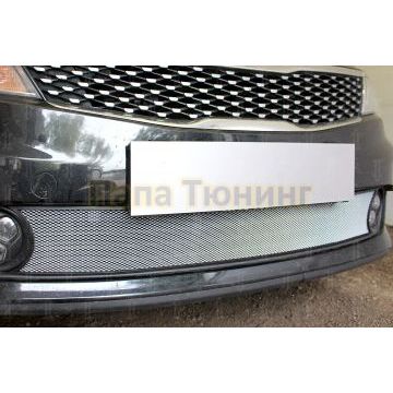 Защита радиатора KIA Optima 2015-2018 chrome низ
