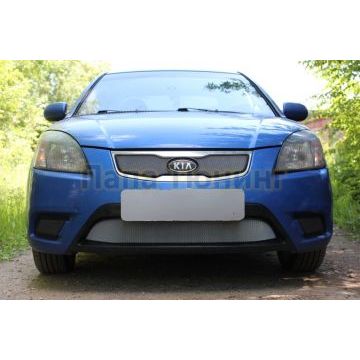 Защита радиатора KIA RIO 2009-2011 chrome низ