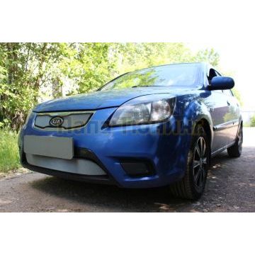Защита радиатора KIA RIO 2009-2011 chrome низ