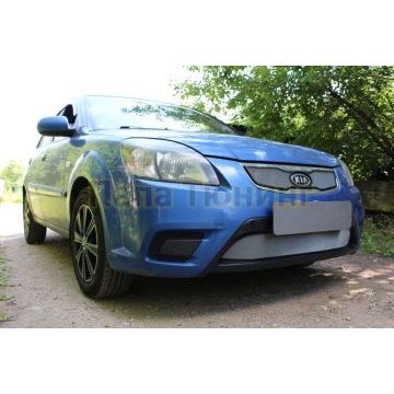 Защита радиатора KIA RIO 2009-2011 chrome низ