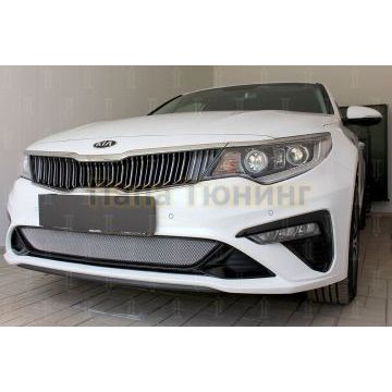 Защита радиатора KIA Optima 2018- chrome низ