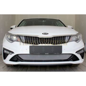 Защита радиатора KIA Optima 2018- chrome низ