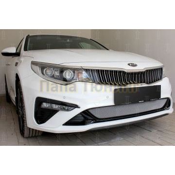Защита радиатора KIA Optima 2018- chrome низ