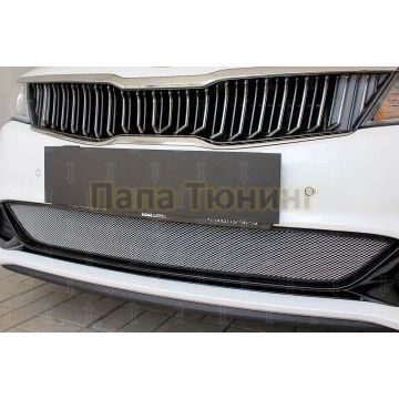 Защита радиатора KIA Optima 2018- chrome низ