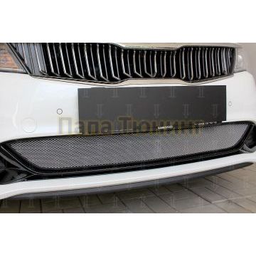 Защита радиатора KIA Optima 2018- chrome низ