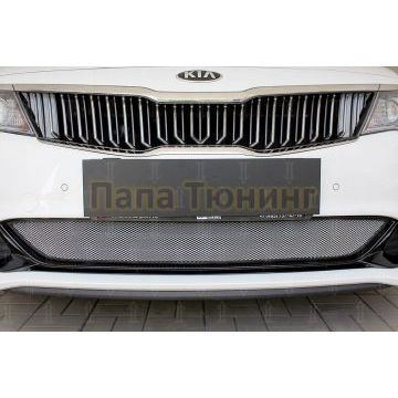 Защита радиатора KIA Optima 2018- chrome низ