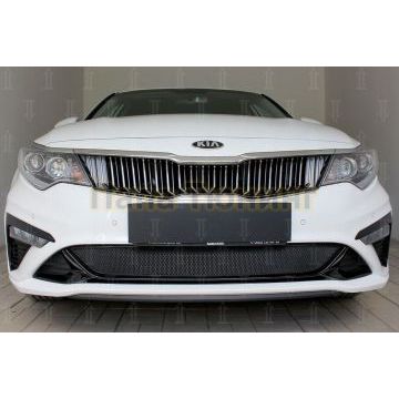 Защита радиатора KIA Optima 2018- black низ