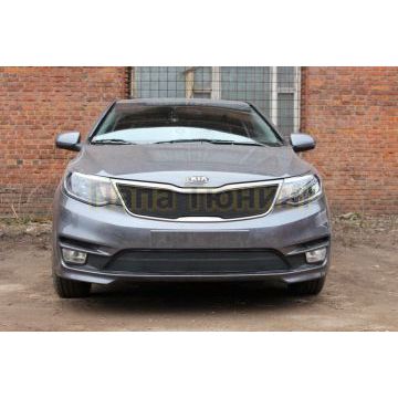 Защита радиатора KIA RIO 2015-2017 sedan black низ
