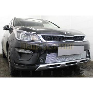 Защита радиатора KIA Rio X-Line 2017- chrome PREMIUM