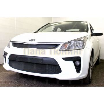 Защита радиатора KIA RIO 2017- black низ