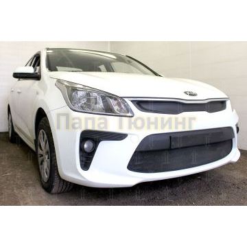 Защита радиатора KIA RIO 2017- black низ