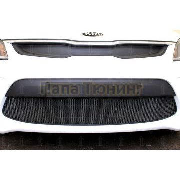 Защита радиатора KIA RIO 2017- black низ